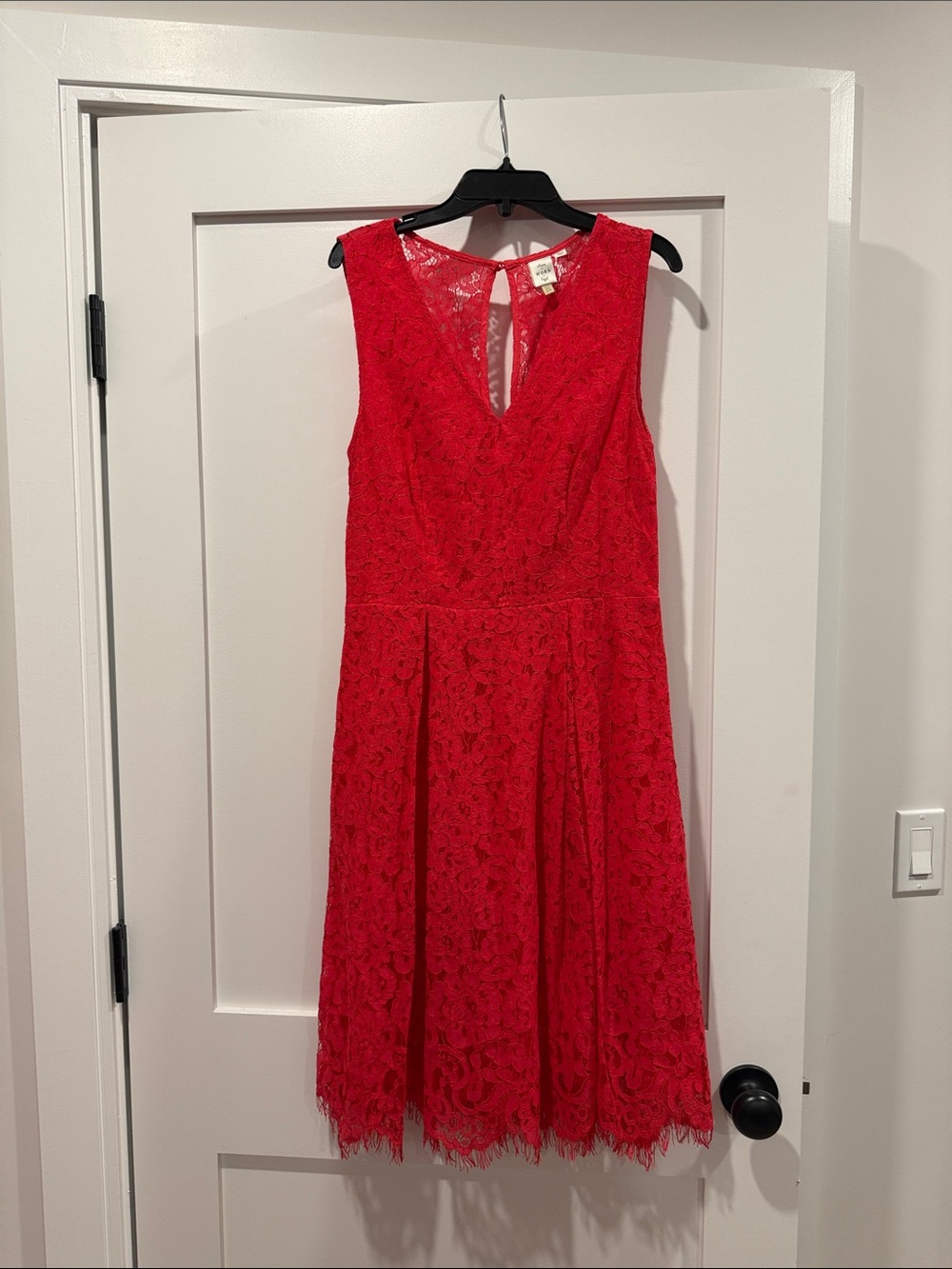 Anthropologie Seen Worn Kept Lace Sleeveless Midi dress Like New Size 6